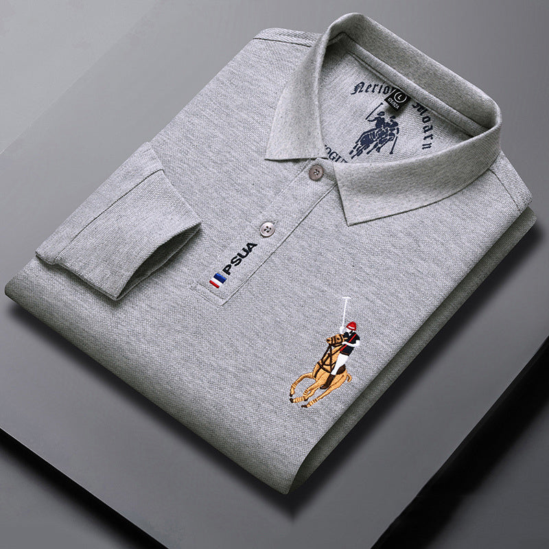 🔥【Zniżka 48%】【M-4XL】Nowa męska koszulka polo z długim rękawem 2024-3796825