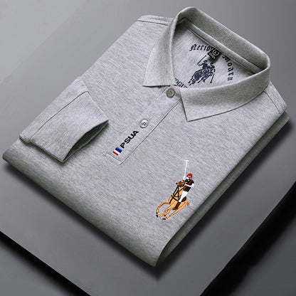 🔥【Zniżka 48%】【M-4XL】Nowa męska koszulka polo z długim rękawem 2024-3796825