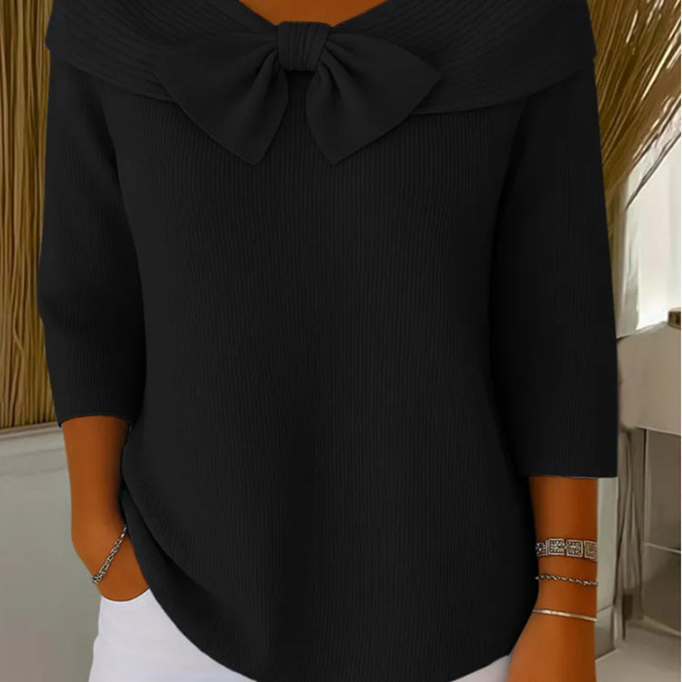 🔥【Tallas S-5XL】Nuevo jersey de manga larga de estilo francés 4162847