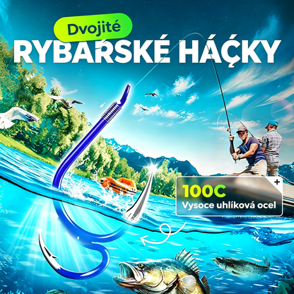 🔥 Kupte 1, získejte 1 zdarma ❤️‍🔥 (20 kusů) Ultra-Sharp Classic dvojité rybářské háčky