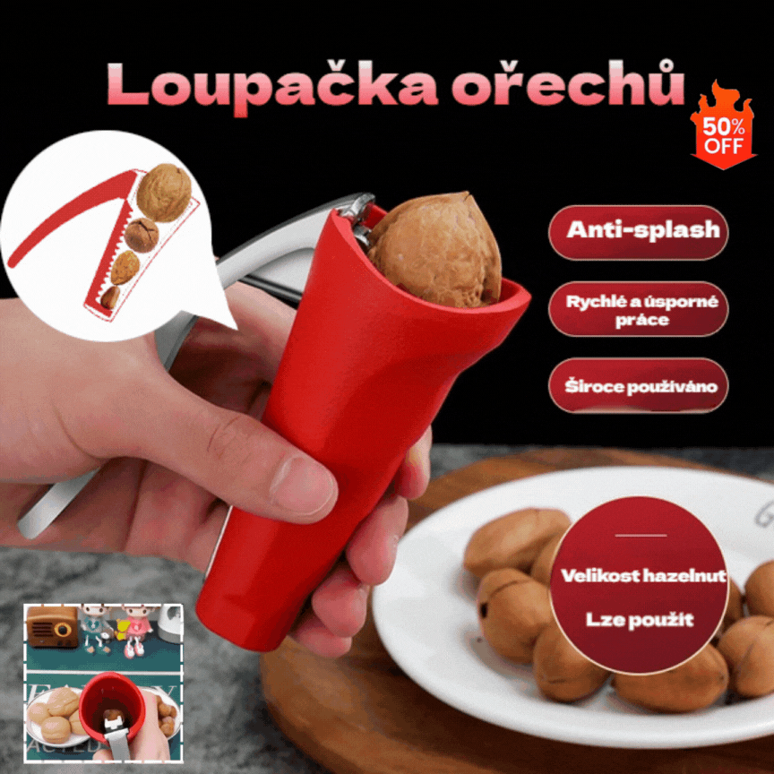 🌰🌰【Kupte jeden a druhý zdarma】Multifunkční loupačka ořechů