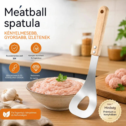 🍖 【2 darabos】304 rozsdamentes acél húsgombóc forma – Ideális hús- és halgombócok készítéséhez, tökéletes otthoni főzéshez 🥄