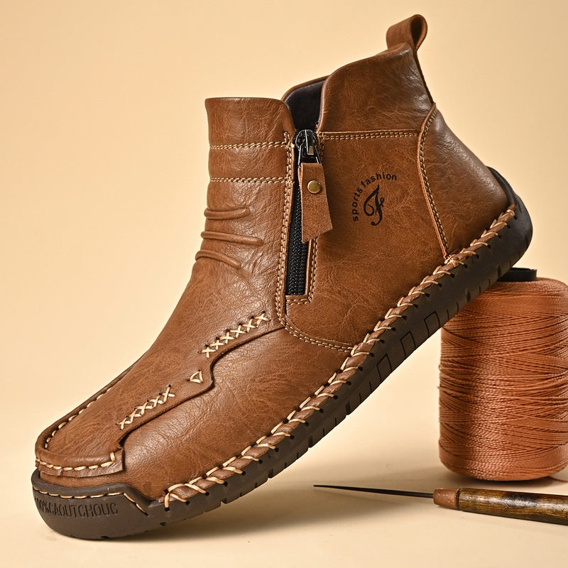 【38-48】Buty męskie ze skóry naturalnej, duże rozmiary-4113298