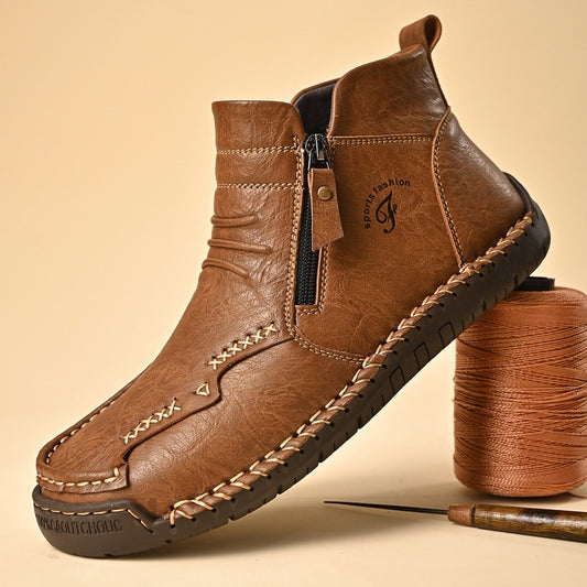 【38-48】Buty męskie ze skóry naturalnej, duże rozmiary-4113298