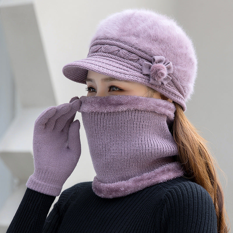 💥 49% OFF-【Czapki+Szalik+Rękawiczki】 Stylowa czapka pluszowa na jesień i zimę 3814155