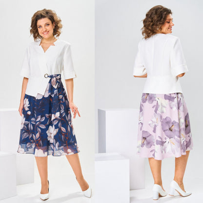 🌸【S-5XL】 2025 rochie nouă din bumbac și in de calitate superioară, set de rochii