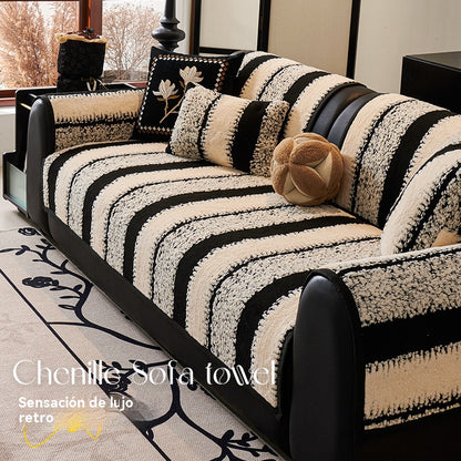 🛋️【110*160cm】Specjalna oferta świąteczna dla rannych ptaszków: 🎉 Miękki, antypoślizgowy, pluszowy pokrowiec na sofę 🍂 4155298