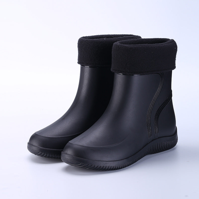 ♥️♥️【Nowy produkt】Ciepłe, wodoodporne, bawełniane buty outdoorowe i śniegowce wyściełane polarem-4166469