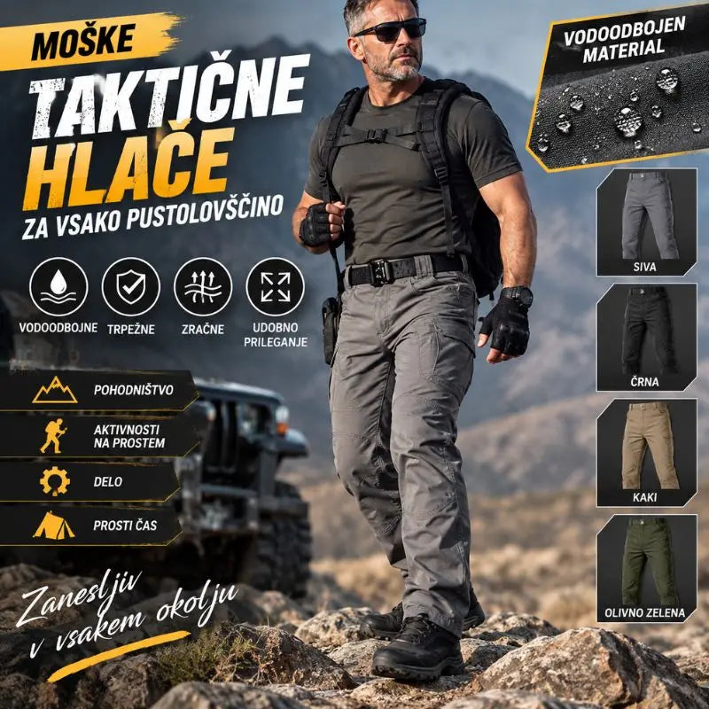 🏕️⌛  50 % POPUSTA!🔥 Moške vojaške taktične hlače z vetrovno in toplotno izolacijsko zasnovo