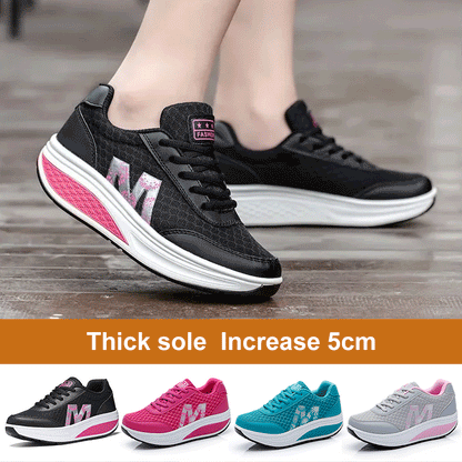 🔥【35-43】🦄 Letnie modne damskie siateczkowe oddychające lekkie i wygodne buty sportowe-4083278