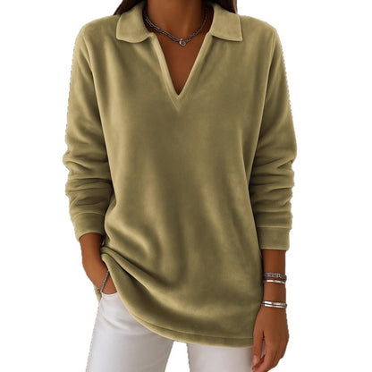 Nowy damski sweter retro z długim rękawem i swobodnym krojem (rozmiary S-3XL) 4178434