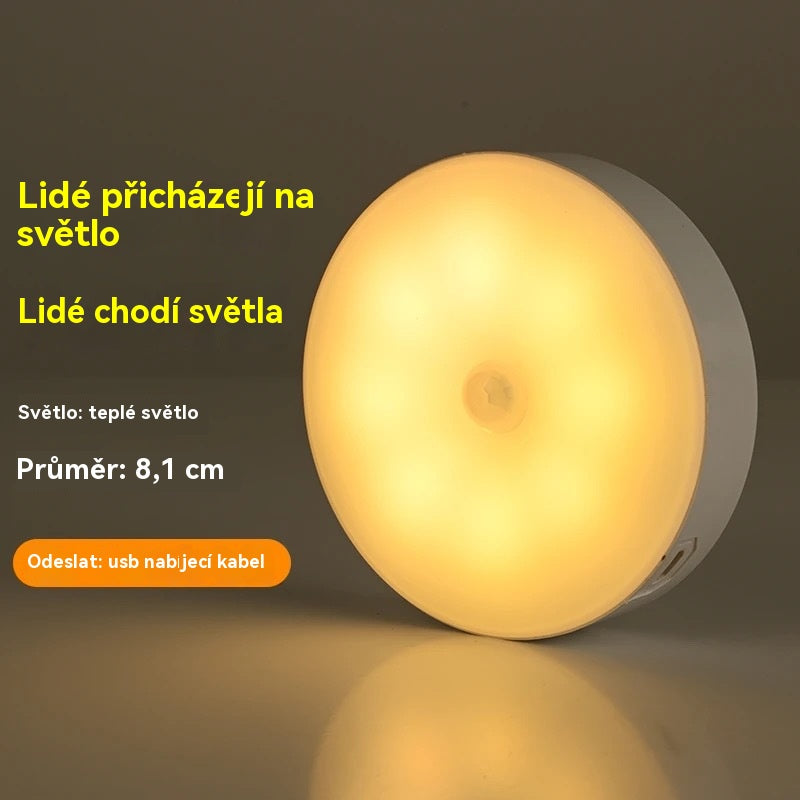 【Kupte 1 a dostanete 1 zdarma】🏡💡Inteligentní LED lampa s indukcí lidského těla, pohodlné a praktické nabíjení-4156733