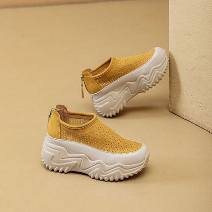 🔥👡【35-40】Nové letní sandály z pravé kůže s prodyšnou silnou podrážkou a dutou podrážkou