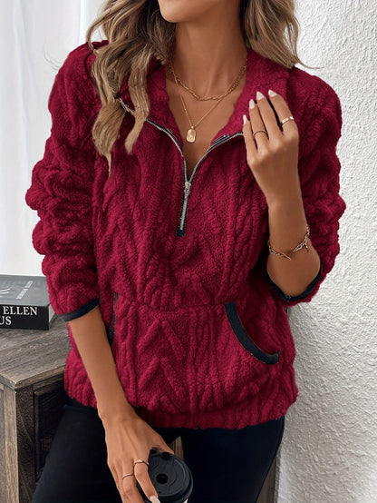 🎀【S–3XL】🔥Nový dámský zimní svetr s měkkým žakárovým vzorem, zesílený a hřejivý