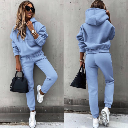 🔥 Poslední den – sleva 50 % 💖【S–XL】Módní dámská sportovně-ležérní souprava na podzim a zimu, dlouhý rukáv + dlouhé kalhoty ✅ Platba na dobírku