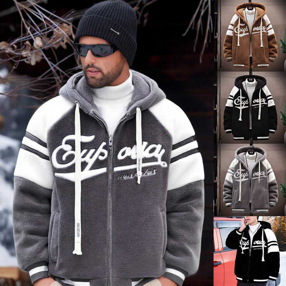 [Oferta por tiempo limitado -50%] 🔥Chaqueta polar gruesa y cálida de invierno para hombre 4146895