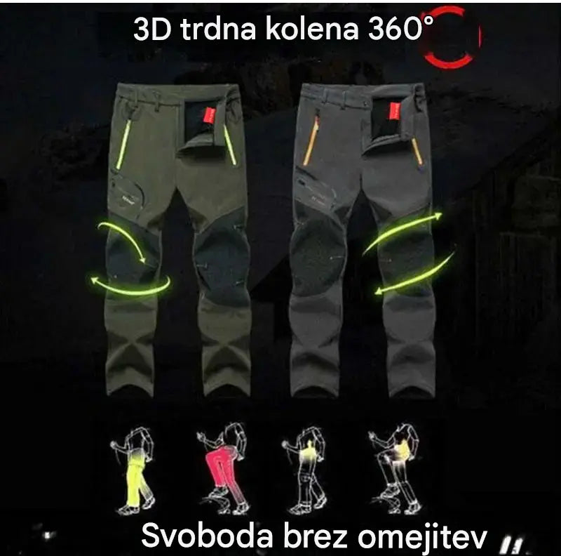 ⭐🏃‍♂️【S–5XL】2026 Nove moške outdoor hlače za jesen in zimo – tople, flis, nepremočljive in odporne proti vetru