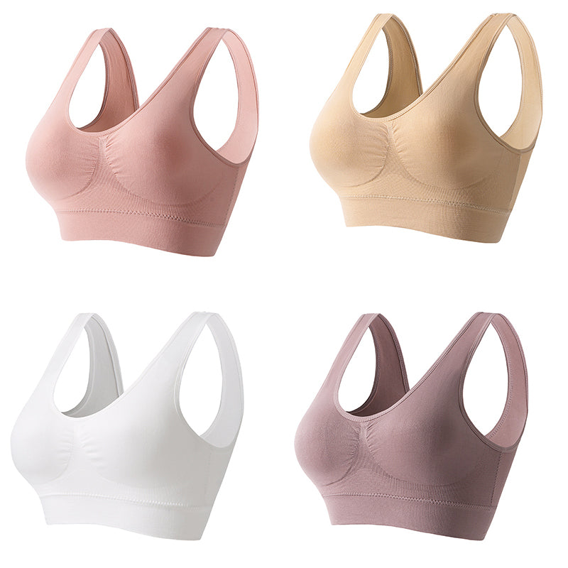 sleva 50 % 【4 položky】【S-5XL】Sexy push-up podprsenka bez kostic a pro větší velikosti