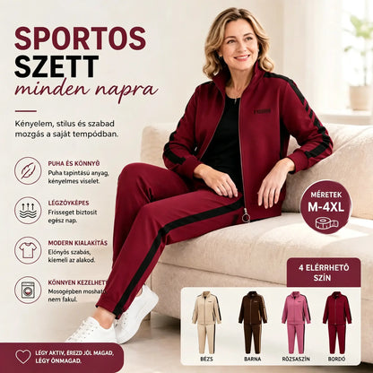 ⭐【50% kedvezmény】🔥【M-5XL】【Dzseki + Nadrág】😍 Új, hétköznapi őszi sportruházat-szett, nagy méretekben