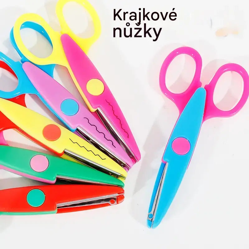 ✂️🥰【6-dílná sada】🌈Dětské bezpečnostní nůžky (na kutilské projekty)