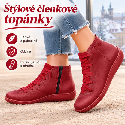 😊Sleva 50 % 🥾【35–43】 Dámské kotníkové boty pro volný čas – novinka pro zimu 2026