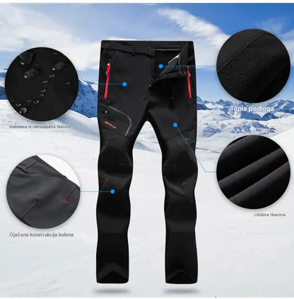 ⭐🏃‍♂️【S–5XL】2026 Nove moške outdoor hlače za jesen in zimo – tople, flis, nepremočljive in odporne proti vetru