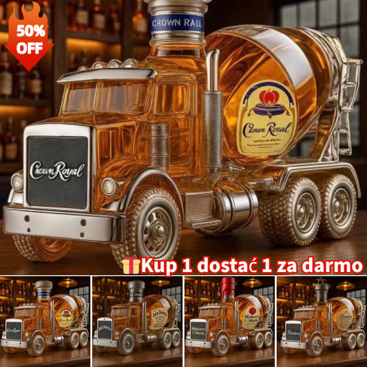 🎁【Gorąca sprzedaż】🍺Kreatywna butelka whisky, łącząca funkcjonalność z dekoracyjnością(bez alkoholu)-4076286
