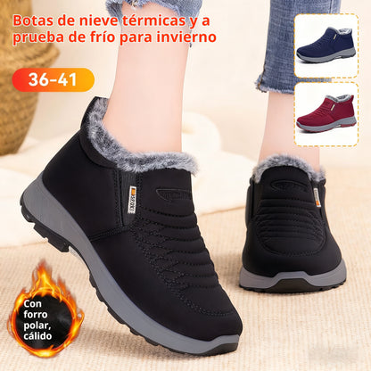 【36-41】Botas impermeables para mujer, fabricadas en cálido algodón. 4170849