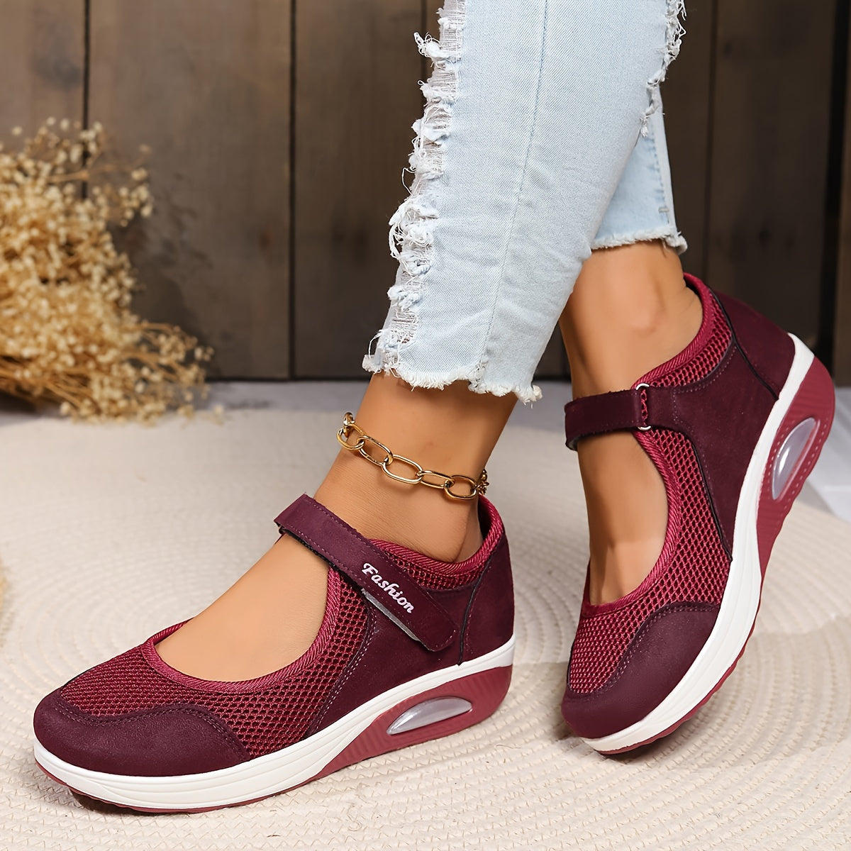 🔥【35-43】Wygodne buty z siateczki na poduszce powietrznej w nowym stylu-3895396