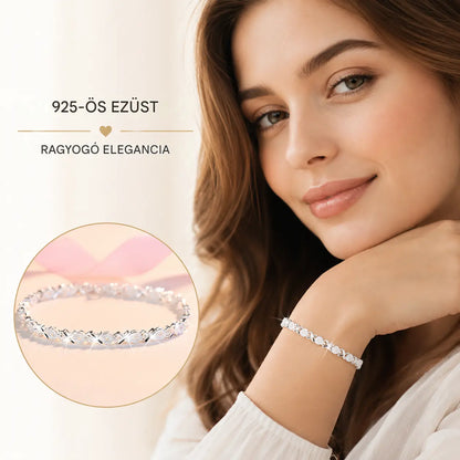 🍀✨2 darab 9300 Ft💖Új divatos 925 sterling ezüst női karkötő🍀