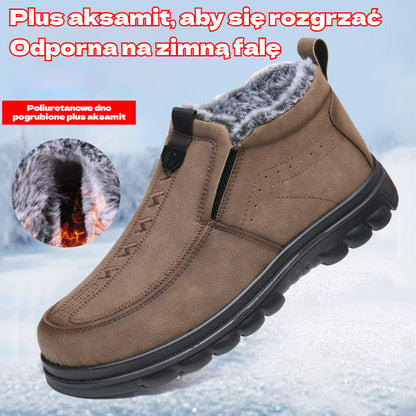 【39-47】Męskie, zimowe, ciepłe, codzienne buty, z okrągłymi noskami, ciepłe i wygodne. 4170845