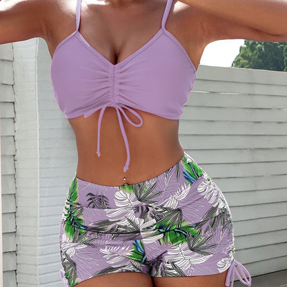 【50% sleva!】Dvou dilné plavky s motivem a mašlí – pohodlné, stylové a za skvělou cenu 👙✨