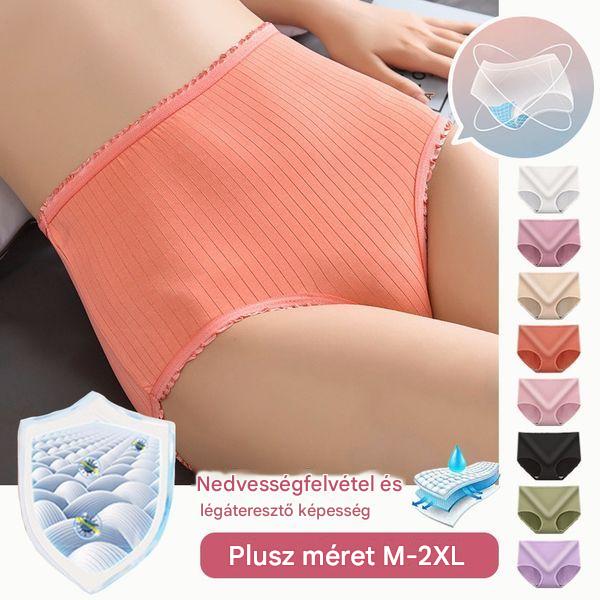 💖（8 darabos kiszerelés）Utolsó nap, 50% kedvezmény: Vízálló, antibakteriális, magas derekú alsónemű