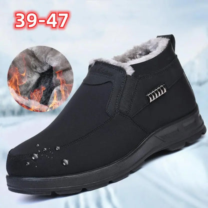 👞 Őszi és téli kedvezmények –45% 🔥🔥 [39–47-es méret] Férficipők – megerősített, meleg és vízálló