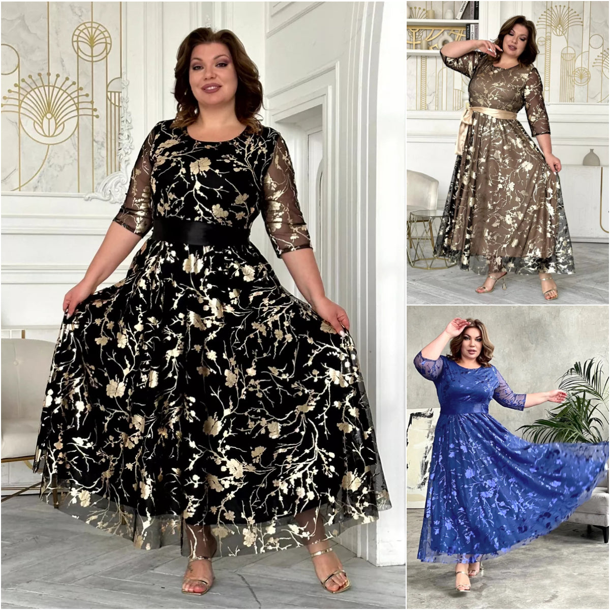 【🏆️Gorąca wyprzedaż】👑🌷 【S-5XL】Modne sukienki rozszerzające sylwetkę