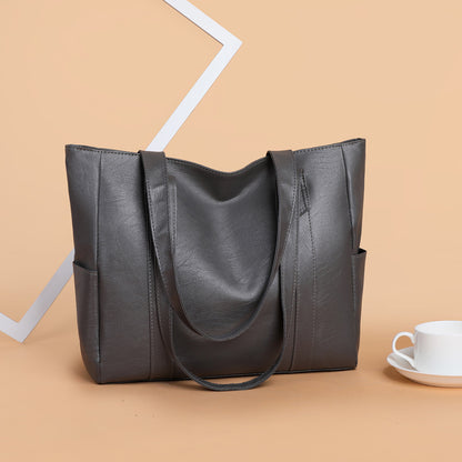 👜 Nowa damska torebka na ramię z miękkiej skóry ✅-4255996