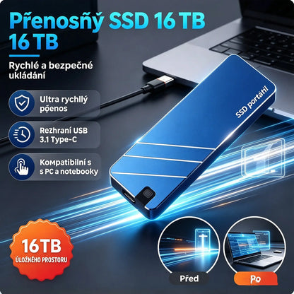 ⚡Přenosný vysokorychlostní externí pevný disk s velkou kapacitou
