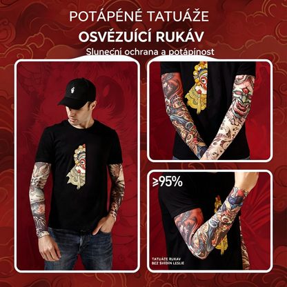 [1 sada 10 kusů]- Nejprodávanější tetovací rukávy tohoto léta. Realistické a bezešvé.