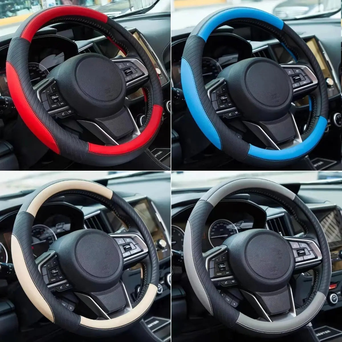 🔥Potah na volant z pravé kůže - Univerzální potah na volant do auta, protiskluzový, odolný