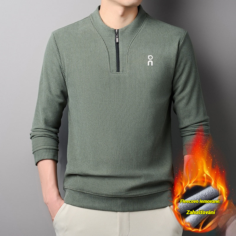 🔥【M-4XL】Nowa modna bluza z grubego polaru z zamkiem błyskawicznym do połowy 4205901