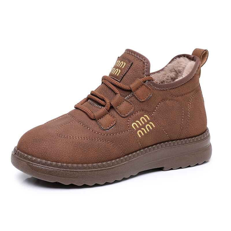 🔥【Velikosti 35-41】Nové teplé sněhule z tlustého fleecu, protiskluzová silná podrážka, měkké a pohodlné 4168942