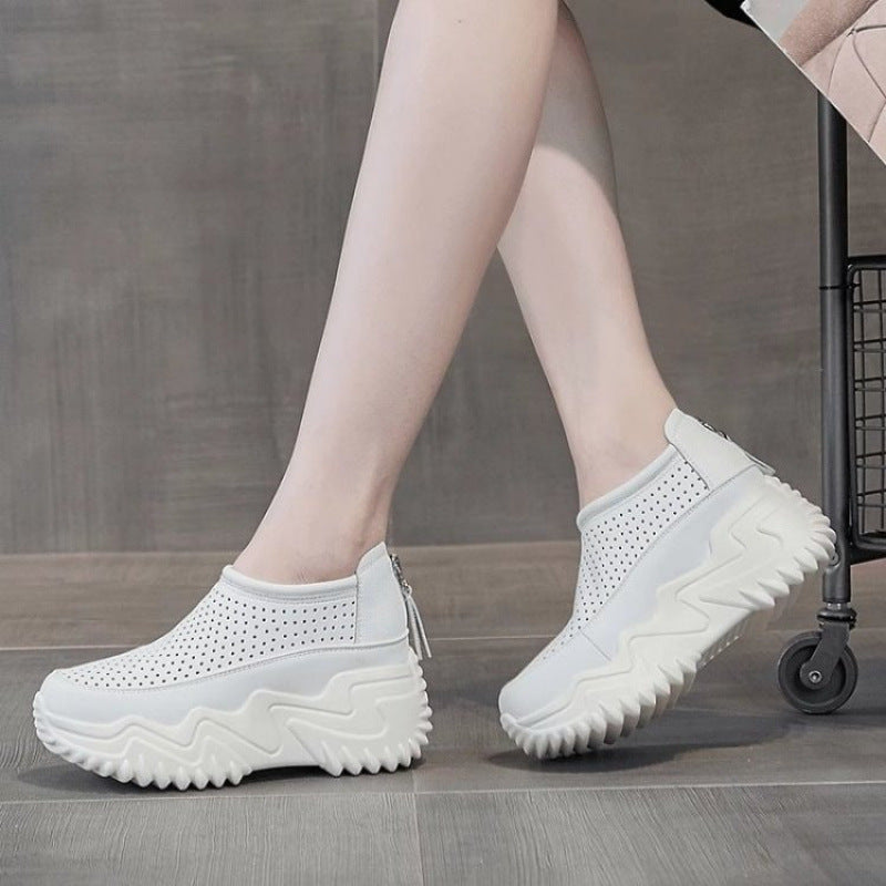 🔥👡【35-40】Nové letní sandály z pravé kůže s prodyšnou silnou podrážkou a dutou podrážkou