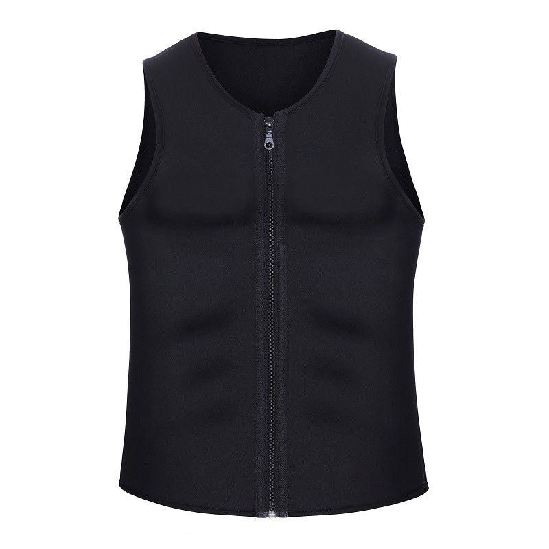💪【Kup 1 dostań 1 za darmo】✨【S-4XL】Męska kamizelka zapinana na suwak, modelująca brzuch-4034158
