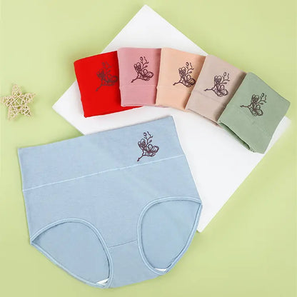 💖【Sada 6 ks】🎁 [40–100 kg] Bavlněné tvarovací kalhotky s vysokým pasem – Skvělá nabídka