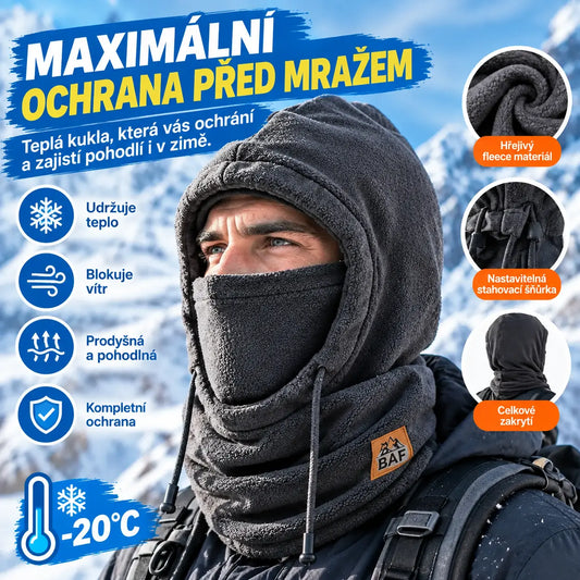 ❄️ Integrální zateplená čepice s fleecovou podšívkou, která vás udrží v teple až do -20 stupňů Celsia. ⛷️ Ideální pro lyžování, jízdu na motorce a outdoorové aktivity.🔥