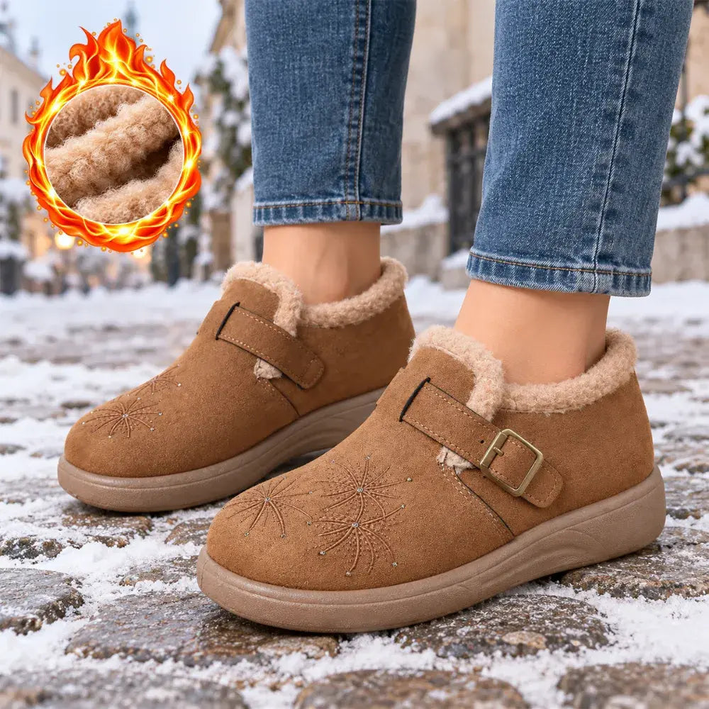 ✨【36-41】Novi, popolnoma zaprti čevlji v stilu Birkenstock za zimsko sezono 2026 – topli, udobni vsakodnevni čevlji s flis podlogo