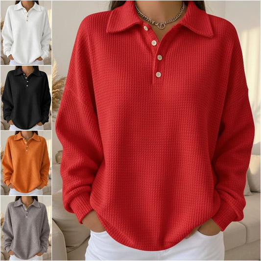 [S-5XL] Nueva camisa polo de cuello liso de otoño/invierno 4181973