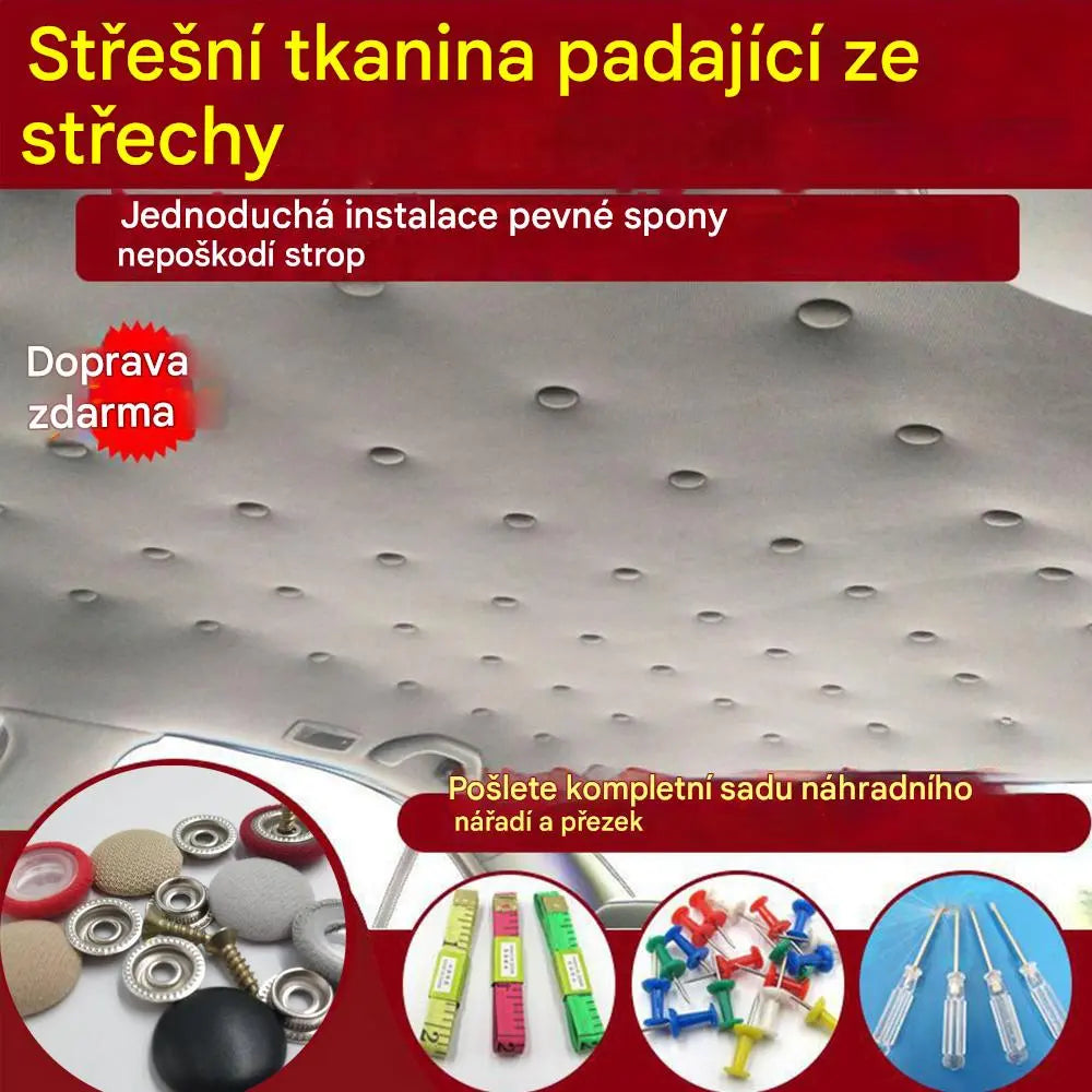 🔥【30 kusů】🔥【50% SLEVA】Střešní plachta spadla a spona na upevnění hřebíku byla opravena. Úprava interiéru auta a oprava brady bez demontáže (instalační sada + šroubovák + ručník v ceně)