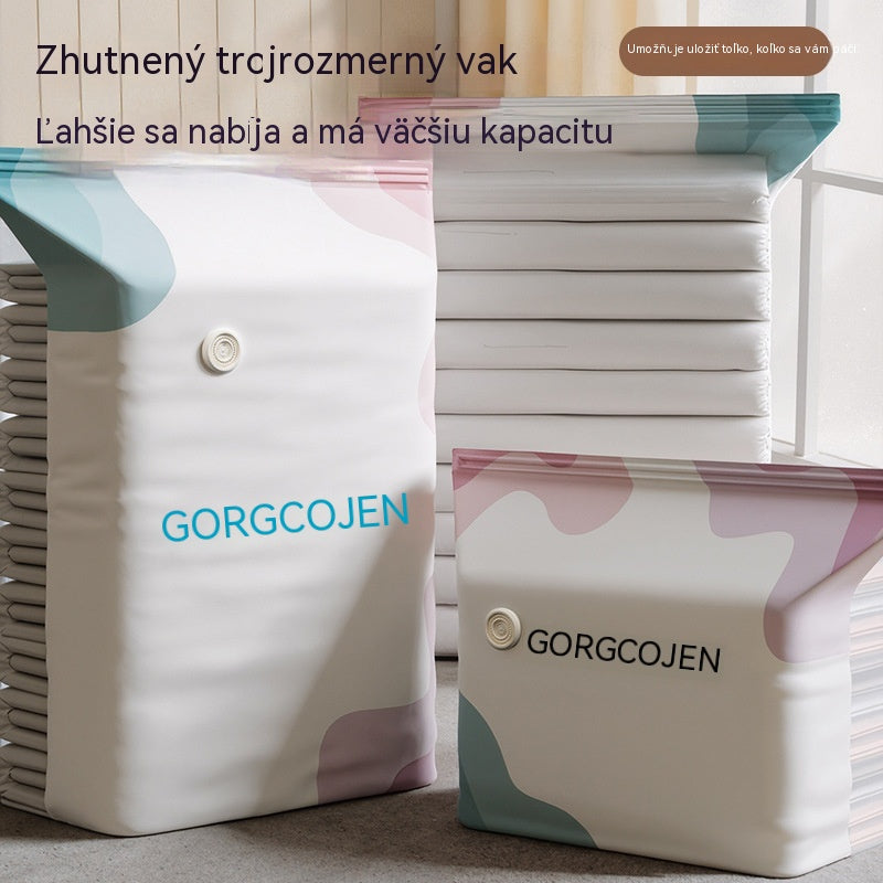 🧳 5 položek za pouhých 630 KZC 💨 Velké stlačitelné vakuové úložné sáčky: Není potřeba žádné vzduchové čerpadlo, nepropustné, ideální pro úsporu místa v kufru i doma ✈️