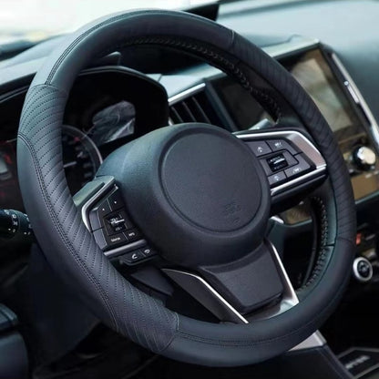 🔥Potah na volant z pravé kůže - Univerzální potah na volant do auta, protiskluzový, odolný